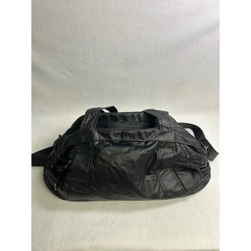 Gorpcore Nike Unisex Large Black Nylon Duffel Bag Gym Travel Weekend Carryall